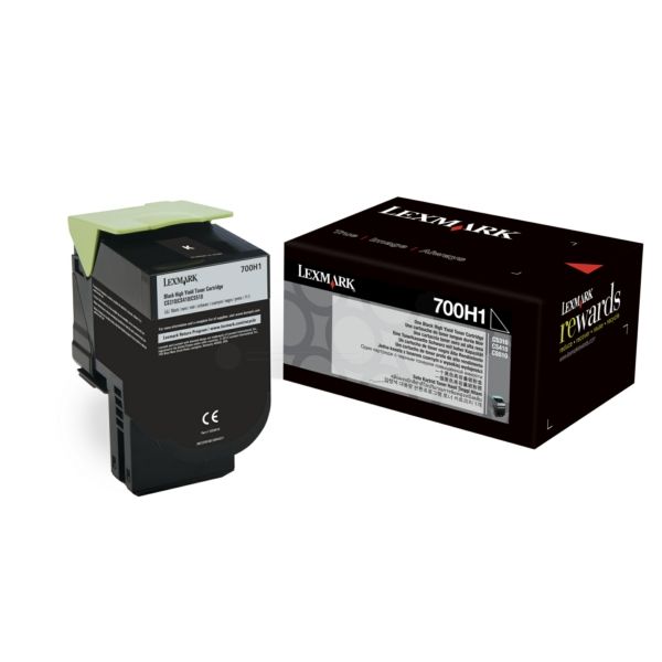 Lexmark 70C0H10 Negro Cartucho de Tóner Original