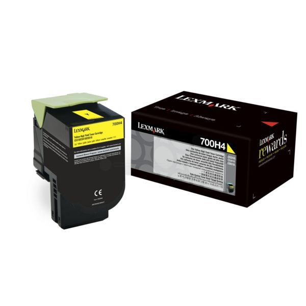 Lexmark 70C0H40 Amarillo Cartucho de Tóner Original