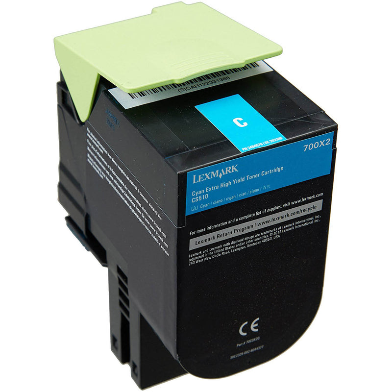 Lexmark 70C0X20 Cian Cartucho de Tóner Original
