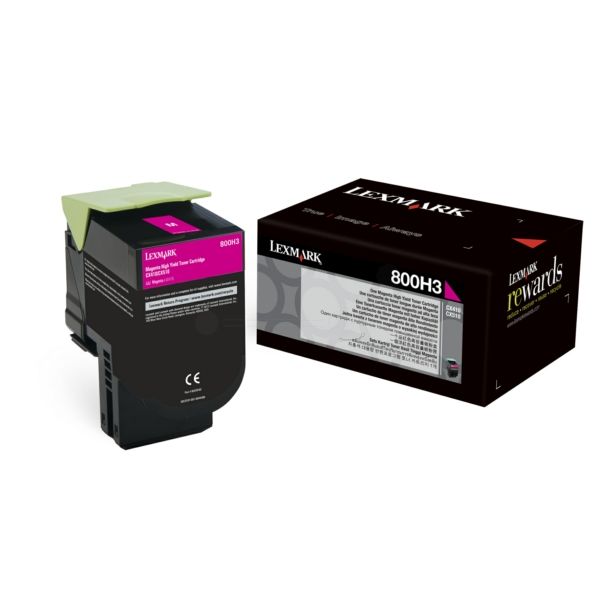Lexmark 80C0H40 Amarillo Cartucho de Tóner Original