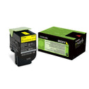 Lexmark CX510 Amarillo Cartucho de Toner Original - 80C2XY0/80C2XYE/80C0X40/802XY
