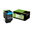 Lexmark CX310/CX410/CX510 Cyan Cartucho de Toner Original - 80C20C0/80C20CE/802C