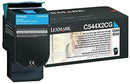 Lexmark C544X2CG Cian Cartucho de Tóner Original
