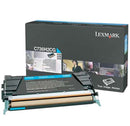 Lexmark C736H2CG Cian Cartucho de Tóner Original