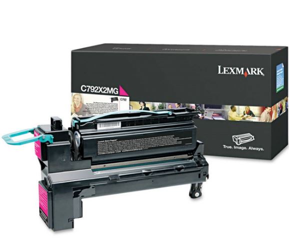 Lexmark C792X2MG Magenta Cartucho de Tóner Original