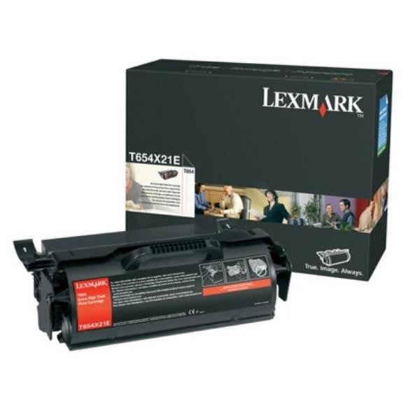 Lexmark T654X21E Negro Cartucho de Tóner Original