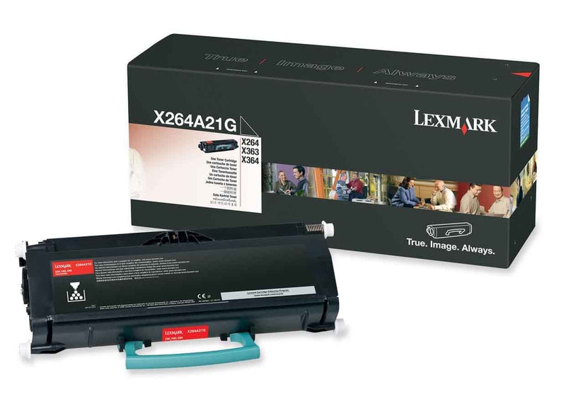 Lexmark X264A21G Negro Cartucho de Tóner Original