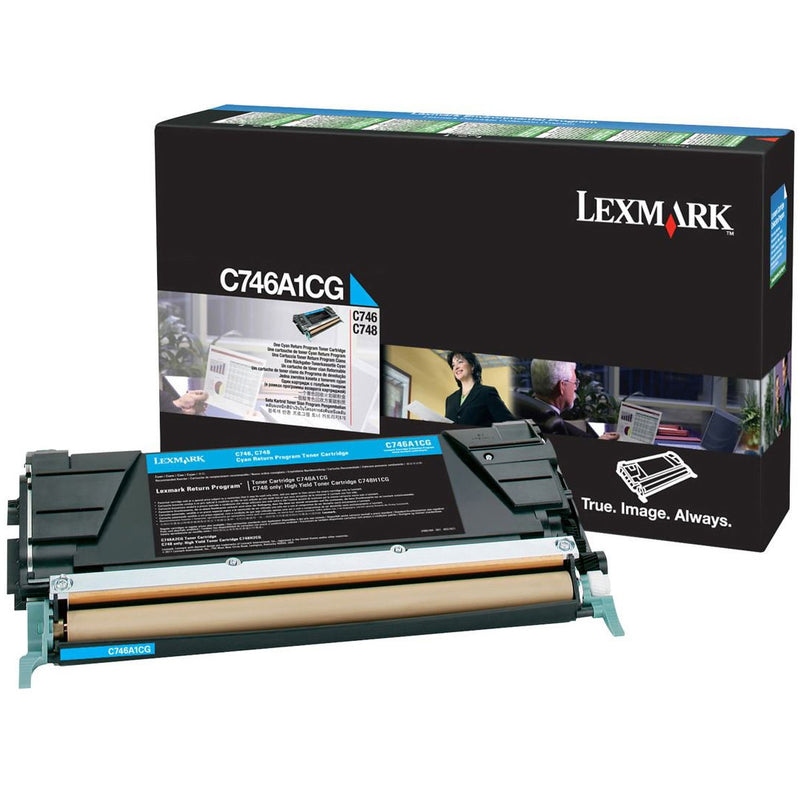 Lexmark X746A2CG Cian Cartucho de Tóner Original