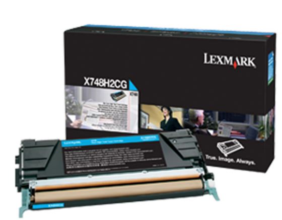 Lexmark X748H2CG Cian Cartucho de Tóner Original