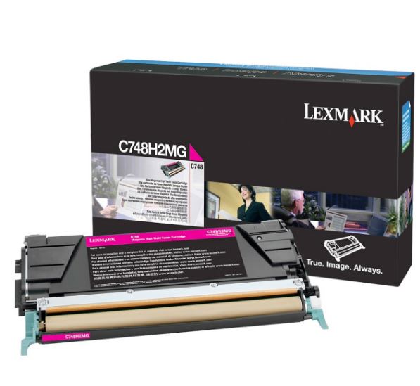Lexmark X748H2MG Magenta Cartucho de Tóner Original
