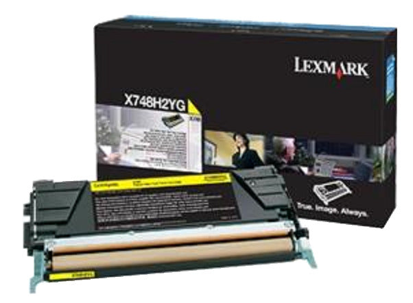 Lexmark X748H2YG Amarillo Cartucho de Tóner Original
