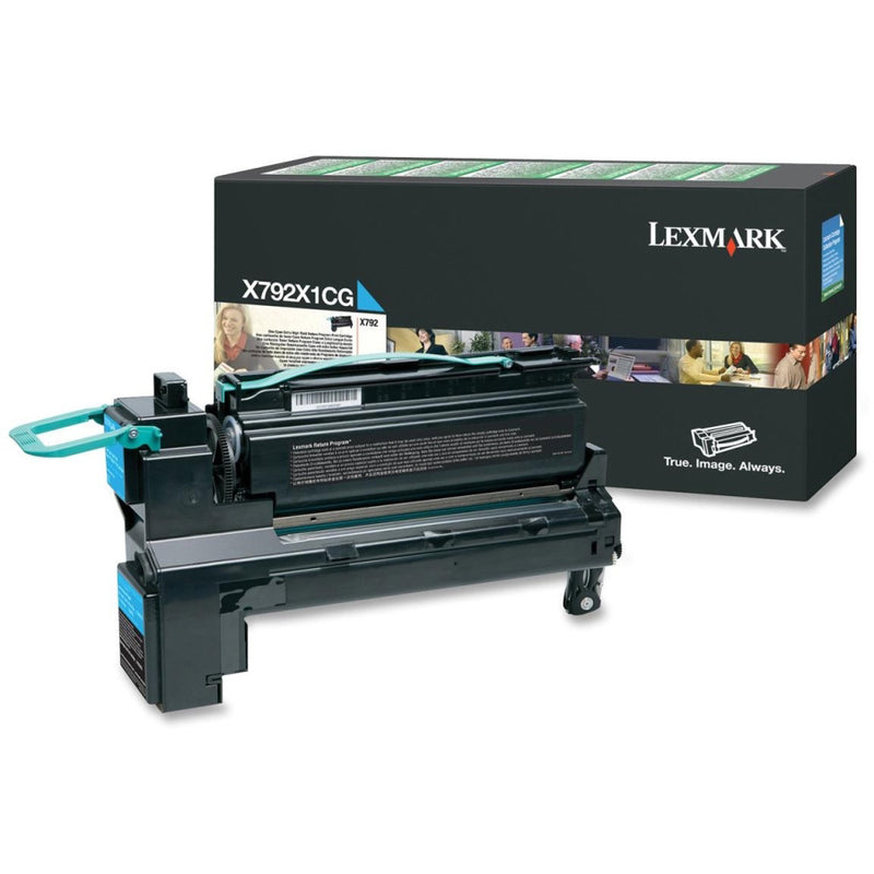Lexmark X792X2CG Cian Cartucho de Tóner Original