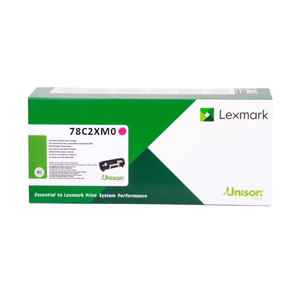 Lexmark CS421/CS521/CS622/CX421/CX522/CX622/CX625 Magenta Cartucho de Toner Original - 78C2XM0/78C2XME