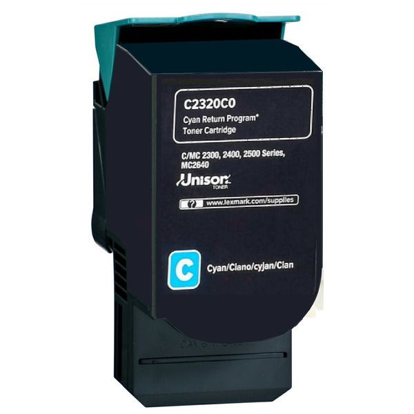 Lexmark C2425/C2535/MC2425/MC2535/MC2640 Cyan Cartucho de Toner Original - C242XC0