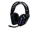 Logitech G733 Auriculares Gaming Inalambricos DTS 7.1 con Microfono - Tecnologia Lightspeed - Iluminacion RGB - Autonomia hasta 29h - Microfono Extraible - Almohadillas Acolchadas - Controles en Auricular - Color Negro