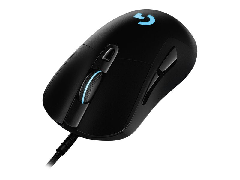 Logitech G403 Hero Raton USB 16000dpi - 5 Botones - Iluminacion LED - Uso Diestro - Cable de 2.10m - Color Negro