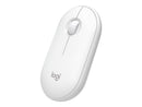 Logitech Pebble M350 Raton Inalambrico USB 1000dpi - 3 Botones - Uso Ambidiestro - Color Blanco