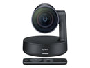 Logitech Rally Camara para Videoconferencias PTZ Ultra HD 4K USB-C 3.0 - Control Automatico - Indicador LED de Silencio - Mando a Distancia - Color Negro