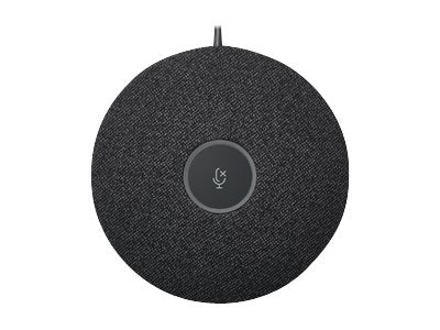 Logitech Rally Mic Pod Hub - Hub para Microfonos de Sistemas de Videoconferencias Rally - Color Negro