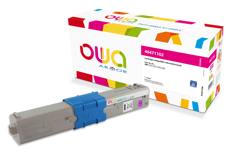 Armor Owa 46471102 Magenta Cartucho de Tóner Compatible Premium Oki