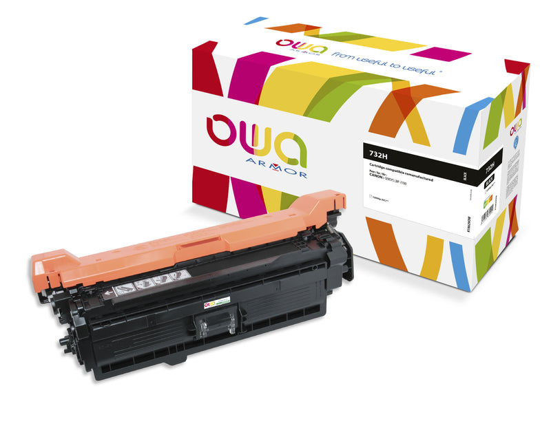 Armor Owa 732HBK Negro Cartucho de Tóner Compatible Premium Canon