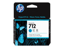 HP 712 Cyan Cartucho de Tinta Original - 3ED67A