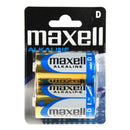 Maxell Pack de 2 Pilas Alcalinas LR20 D