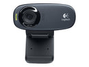 Logitech C310 Webcam HD 720p - 5Mpx - USB 2.0 - Microfono Integrado - Angulo de Vision 60º - Enfoque Fijo - Cable de 1.50 - Color Negro
