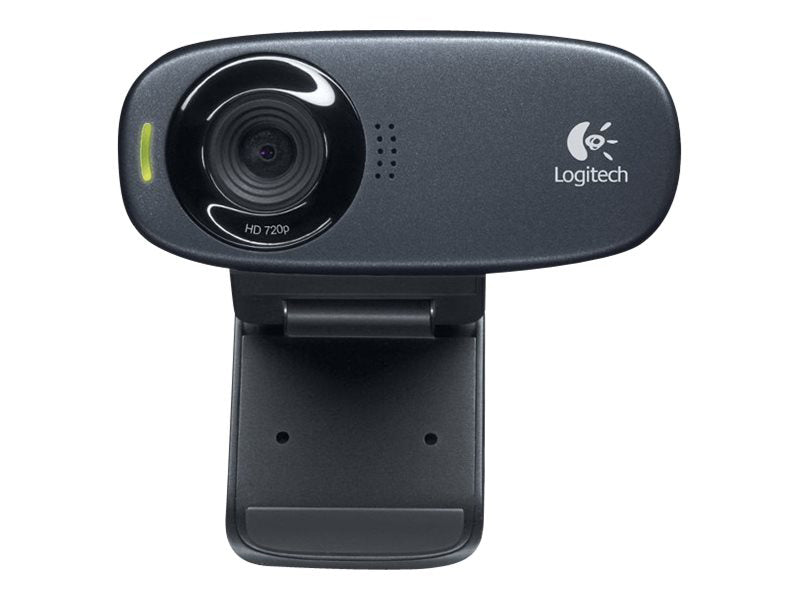 Logitech C310 Webcam HD 720p 5 Mpx Usb 2.0 Microfono Integrado Ángulo de Vision 60º con Cable Negro