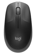 Logitech M190 Full Size Raton Inalambrico USB 1000dpi - 3 Botones - Gran Tamaño - Uso Ambidiestro - Color Negro/Gris Oscuro