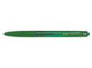 Pilot Boligrafo de Bola Retractil SuperGrip G - Punta Redonda 1.0mm - Trazo 0.4mm - Tinta de Aceite - Grip Ergonomico - Color Verde (12 unidades)