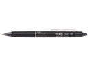 Pilot Boligrafo de gel borrable retractil Frixion Clicker - Punta de bola redonda 0.7mm - Trazo 0.4mm - Grip ergonomico - Color Negro (12 unidades)