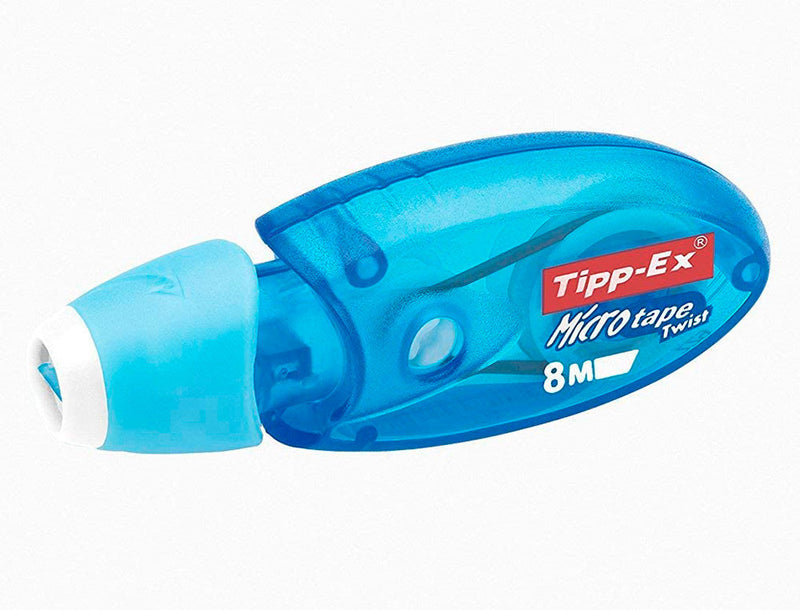 Tipp-Ex Micro Tape Twist Cinta Correctora 5mm x 8m - Cabezal Rotativo - Escritura Instantanea (Pack de 10 unidades)