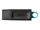 Kingston DataTraveler Exodia Memoria USB 64GB - USB 3.2 Gen 1 - Con Tapa - Enganche para Llavero - Color Negro (Pendrive)