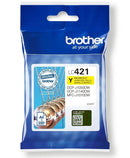 Brother LC421 Amarillo Cartucho de Tinta Original - LC421Y