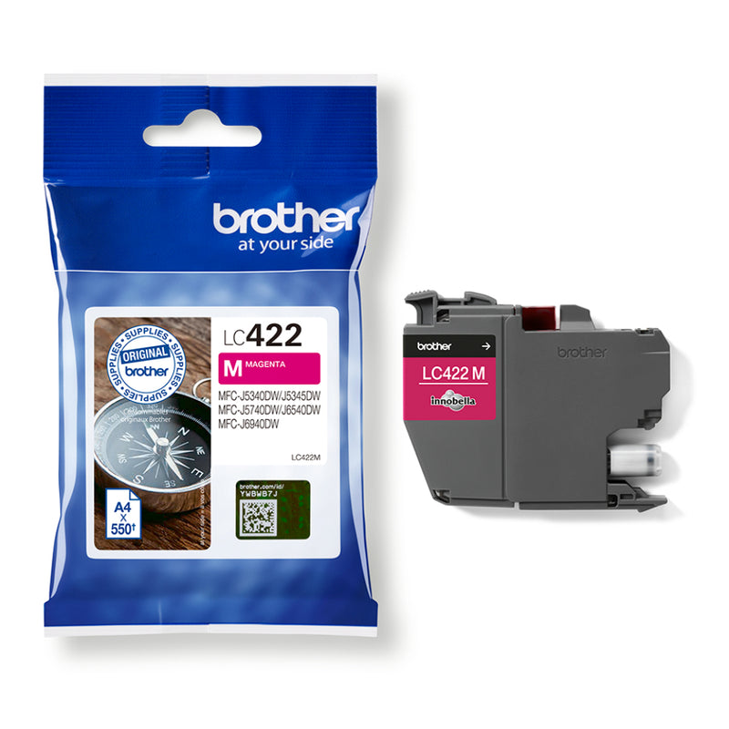 Brother LC422 Magenta Cartucho de Tinta Original - LC422M