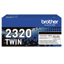 Brother TN2320 Negro Pack de 2 Cartuchos de Toner Originales - TN2320TWIN