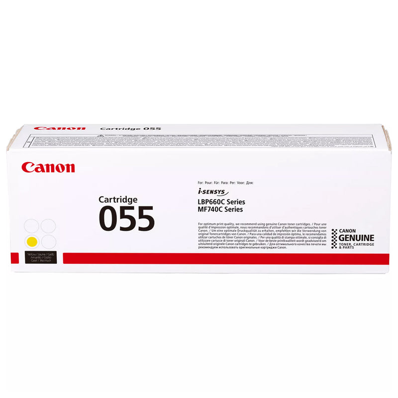 Canon 055 Amarillo Cartucho de Toner Original - 3013C002