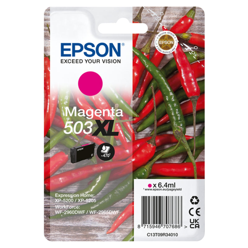 Epson 503XL Magenta Cartucho de Tinta Original - C13T09R34010