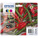 Epson 503XL/503 Pack de 4 Cartuchos de Tinta Originales - C13T09R94010