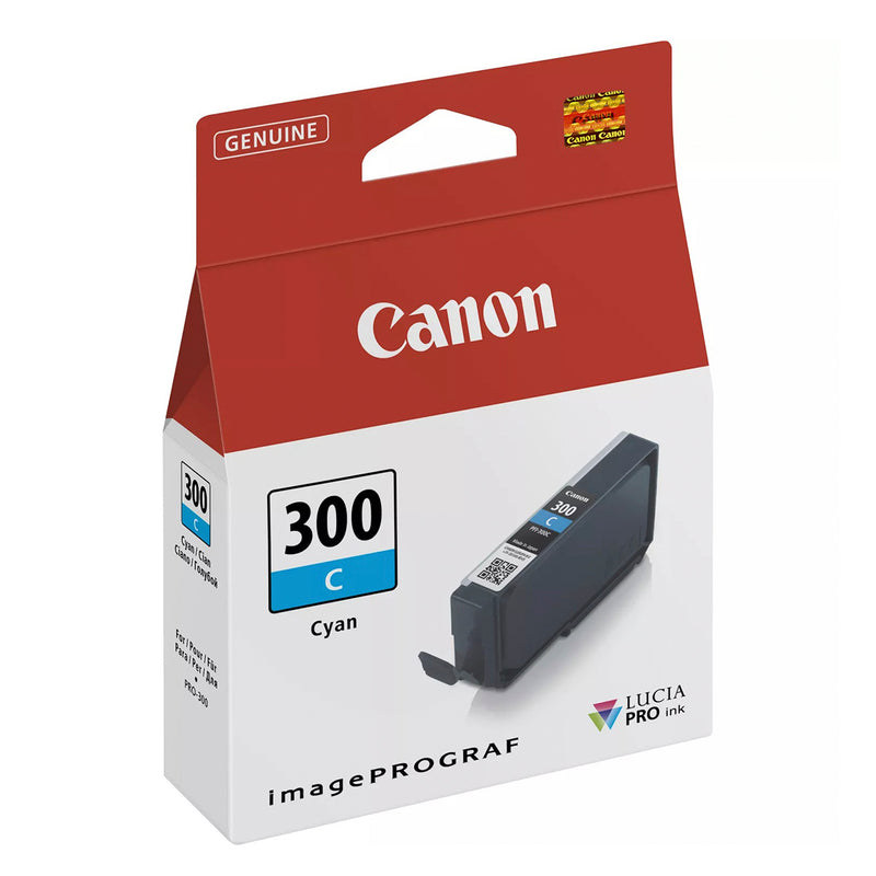 Canon PFI300 Cyan Cartucho de Tinta Original - 4194C001/PFI300C