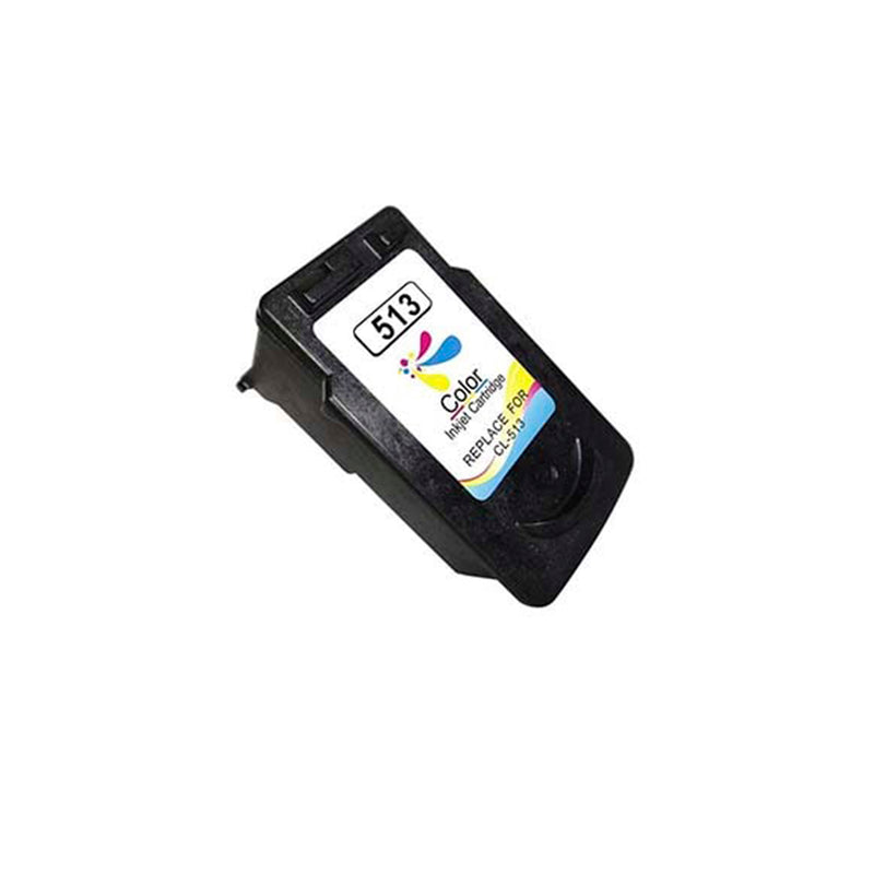 Canon CL513/CL511 Color Cartucho de Tinta Remanufacturado - Muestra Nivel de Tinta - Reemplaza 2971B001/2972B001