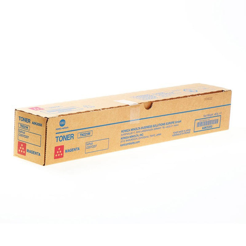 Konica Minolta TN221 Magenta Cartucho de Toner Original - TN221M/A8K3350