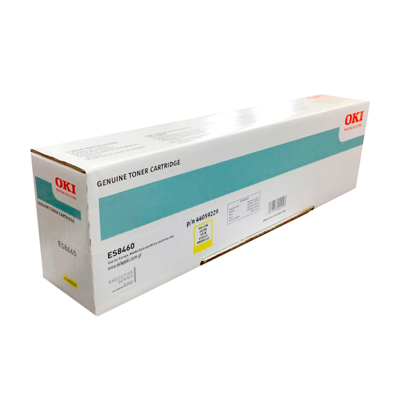 OKI Executive ES8460MFP Amarillo Cartucho de Toner Original - 44059229