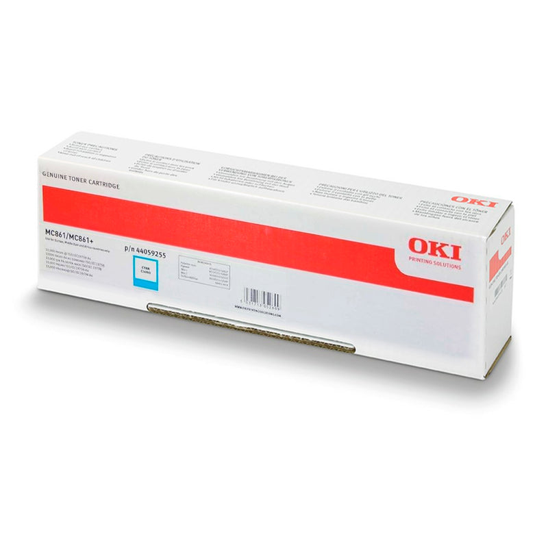 OKI MC861 Cyan Cartucho de Toner Original - 44059255