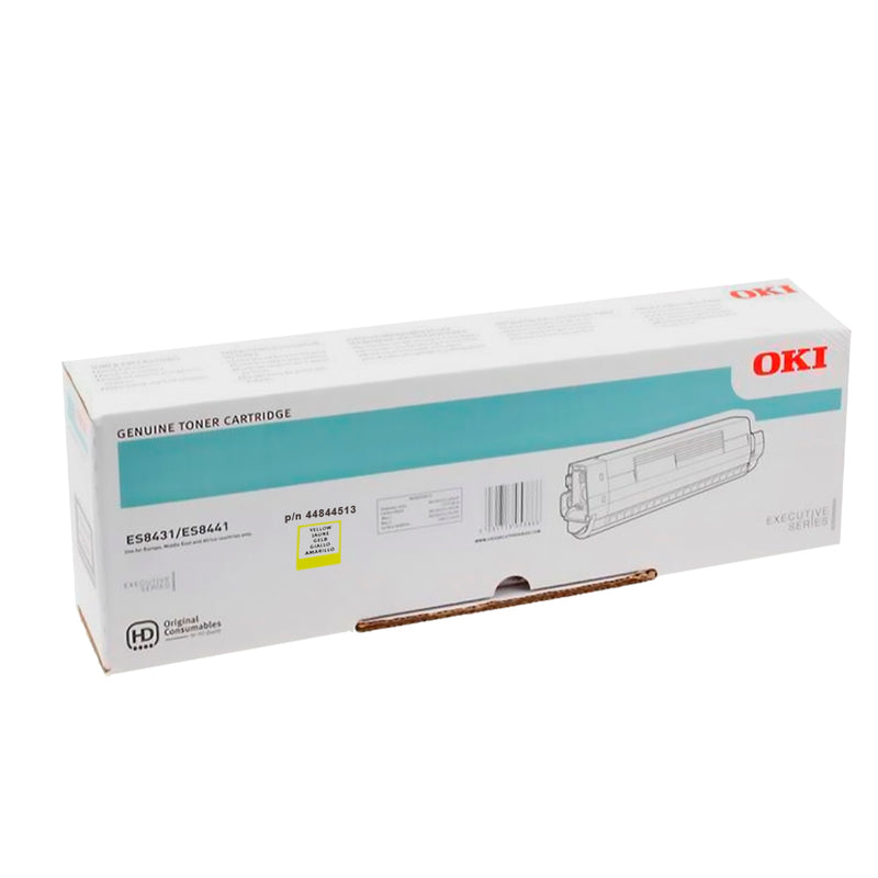 OKI Executive ES8431/ES8441 Amarillo Cartucho de Toner Original - 44844513