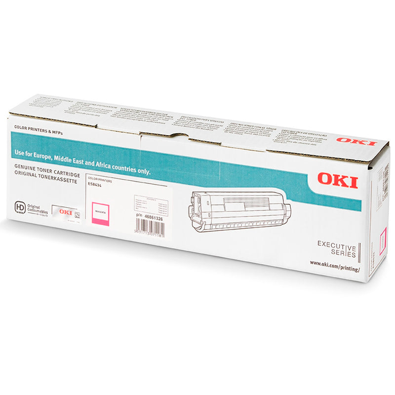 OKI Executive ES8434 Magenta Cartucho de Toner Original - 46861326