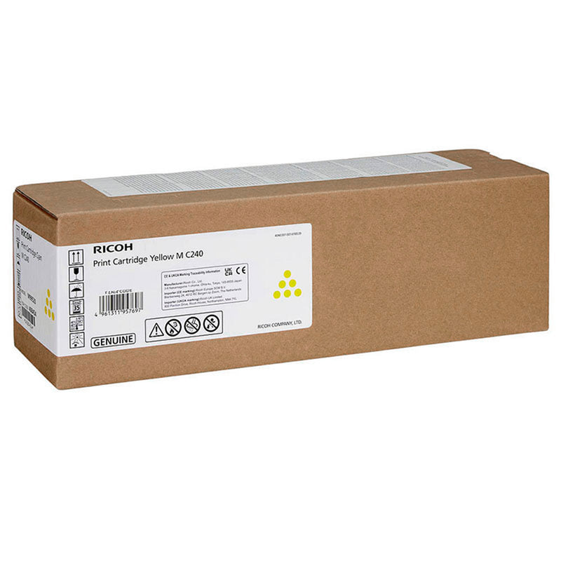 Ricoh MC240/PC200 Amarillo Cartucho de Toner Original - 408454/M C240Y