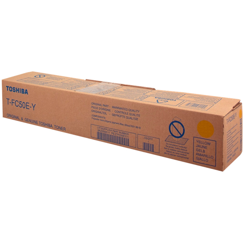 Toshiba T-FC50EY Amarillo Cartucho de Toner Original - 6AJ00000111/6AJ00000225/6AJ00000299