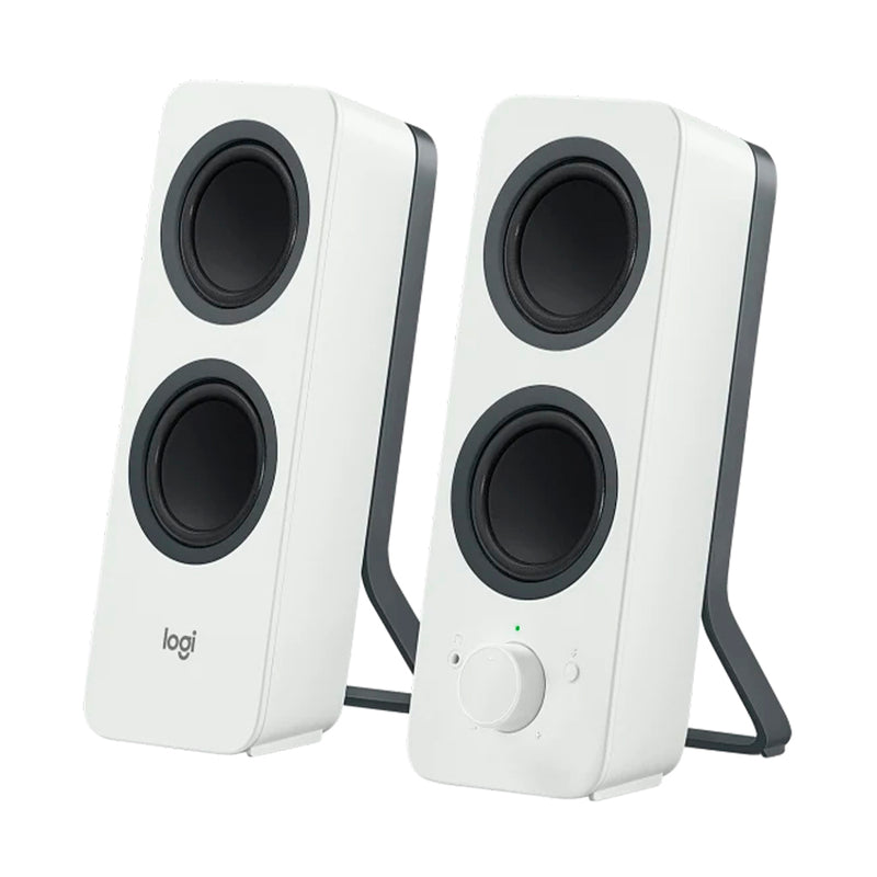 Logitech Z207 Altavoces 2.0 Bluetooth - 10W - Sonido Estereo - Entrada Jack 3.5 mm - Color Blanco